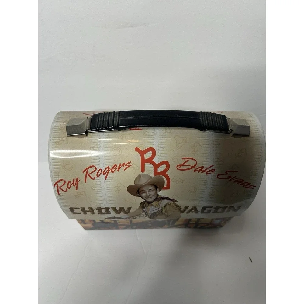 Roy Rogers Dale Evans‎ Chow Wagon Metal Lunch Box Treasure Chest Nostalgia